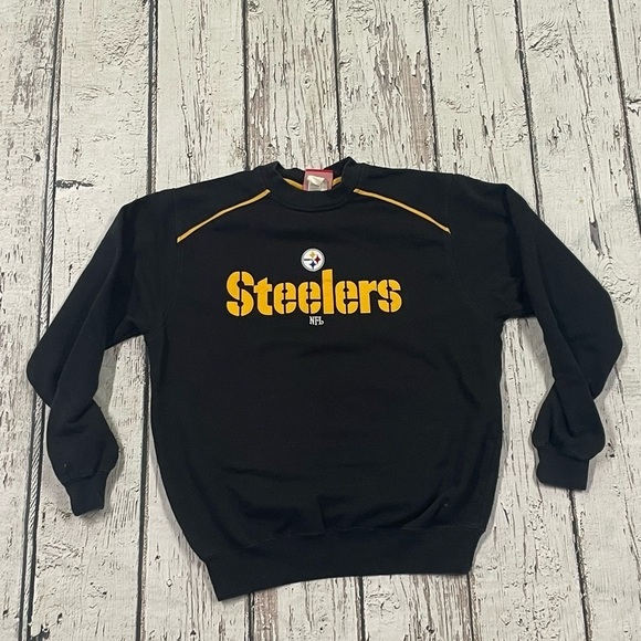Pittsburgh Steelers NFL Football Crewneck Sports Stitched Sweatshirt - Picture 1 of 5